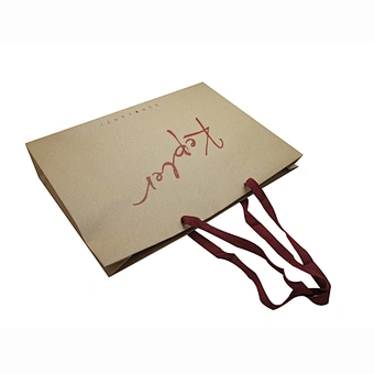 Cheap Wholesale Custom Design Eco-Friendly Brown Kraft Paper Bag Printing