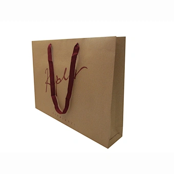 Cheap Wholesale Custom Design Eco-Friendly Brown Kraft Paper Bag Printing