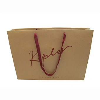 Cheap Wholesale Custom Design Eco-Friendly Brown Kraft Paper Bag Printing